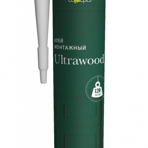 Ultrawood Клей Ultrawood монтажный, прозрачный