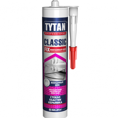 Tytan Клей монтажный Tytan Classic Fix, 280 мл, прозрачный